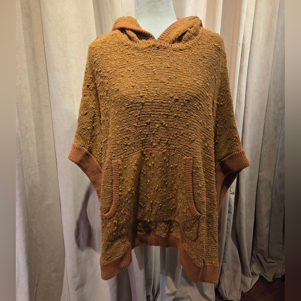 Free People Knit Poncho